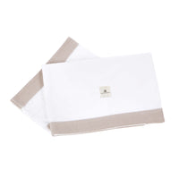 Sábanas de cuna tríptico 60x120 beige arena