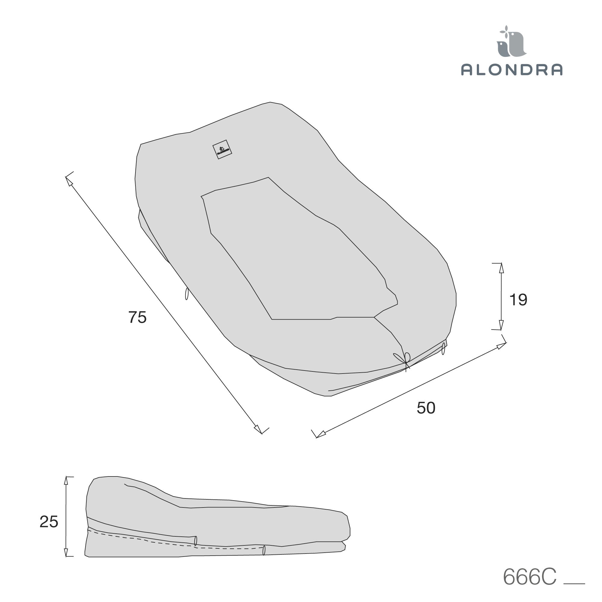 Riduttore per neonato (con cuneo antireflusso) foglie beige · Nandina 666C-116