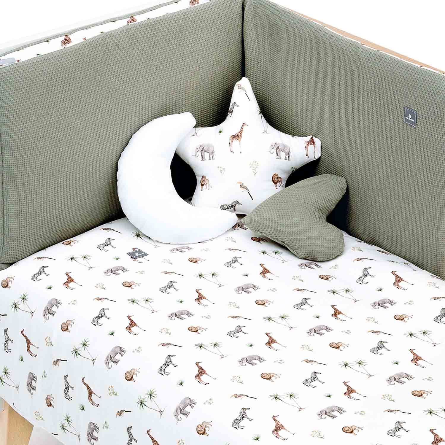Piumino nordico lettino/letto 70x140 cm stampa jungle · 626-147 Natura