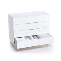 Cassettiera bambini (4 cassetti) stile nordico bianco · Style D247