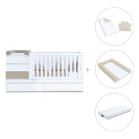 Lettino trasformabile (70x140 cm) beige · Sero Kubo K551-M7753