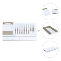 Lettino trasformabile (70x140 cm) beige · Sero Kubo K551-M7753