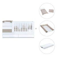 Lettino trasformabile (70x140 cm) beige · Sero Kubo K551-M7753