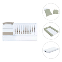 Lettino trasformabile (70x140 cm) beige · Sero Kubo K551-M7753