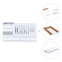 Lettino trasformabile (70x140 cm) grigio · Sero Kubo K551-M7778