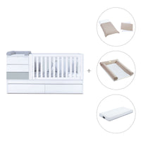 Lettino trasformabile (70x140 cm) grigio · Sero Kubo K551-M7778