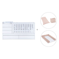 Lettino trasformabile (70x140 cm) bianco · Sero Kubo K551