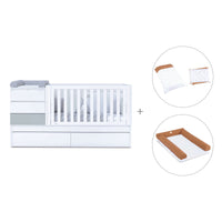 Lettino trasformabile (70x140 cm) grigio · Sero Kubo K551-M7778