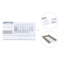 Lettino trasformabile (70x140 cm) grigio · Sero Kubo K551-M7778