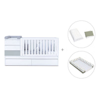 Lettino trasformabile (70x140 cm) grigio · Sero Kubo K551-M7778