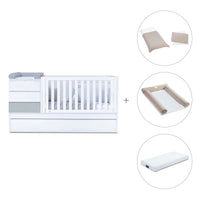 Lettino trasformabile (70x140 cm) grigio · Sero Kubo K551-M7778