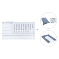 Lettino trasformabile (70x140 cm) bianco · Sero Kubo K551