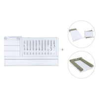 Lettino trasformabile (70x140 cm) bianco · Sero Kubo K551