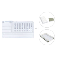 Lettino trasformabile (70x140 cm) bianco · Sero Kubo K551