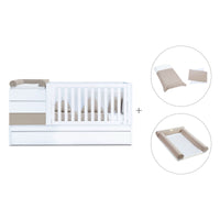 Lettino trasformabile (70x140 cm) beige · Sero Kubo K551-M7753