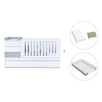 Lettino trasformabile (70x140 cm) grigio · Sero Kubo K551-M7778