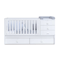 Lettino trasformabile 70x140 cm bianco · Sero Bubble K554