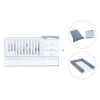 Lettino trasformabile 70x140 cm bianco · Sero Bubble K554