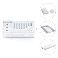 Lettino trasformabile 70x140 cm in grigio · Sero Joy K559-M7778