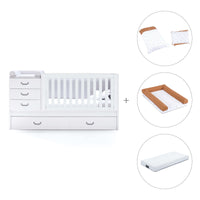 Lettino trasformabile 70x140 cm in grigio · Sero Joy K559-M7778