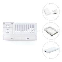 Lettino trasformabile 70x140 cm in grigio · Sero Joy K559-M7778