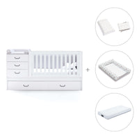 Lettino trasformabile 70x140 cm in grigio · Sero Joy K559-M7778