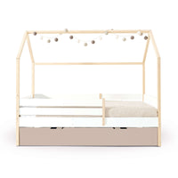 Letto-cassetta Montessori 90x200 cm legno/bianco · Sogni XL NB2000