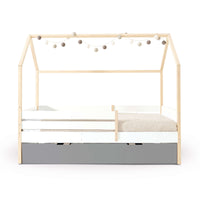 Letto-cassetta Montessori 90x200 cm legno/bianco · Sogni XL NB2000