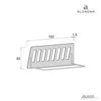 Medidas barrera universal para maxicuna convertible color blanco acabado brillo o mate