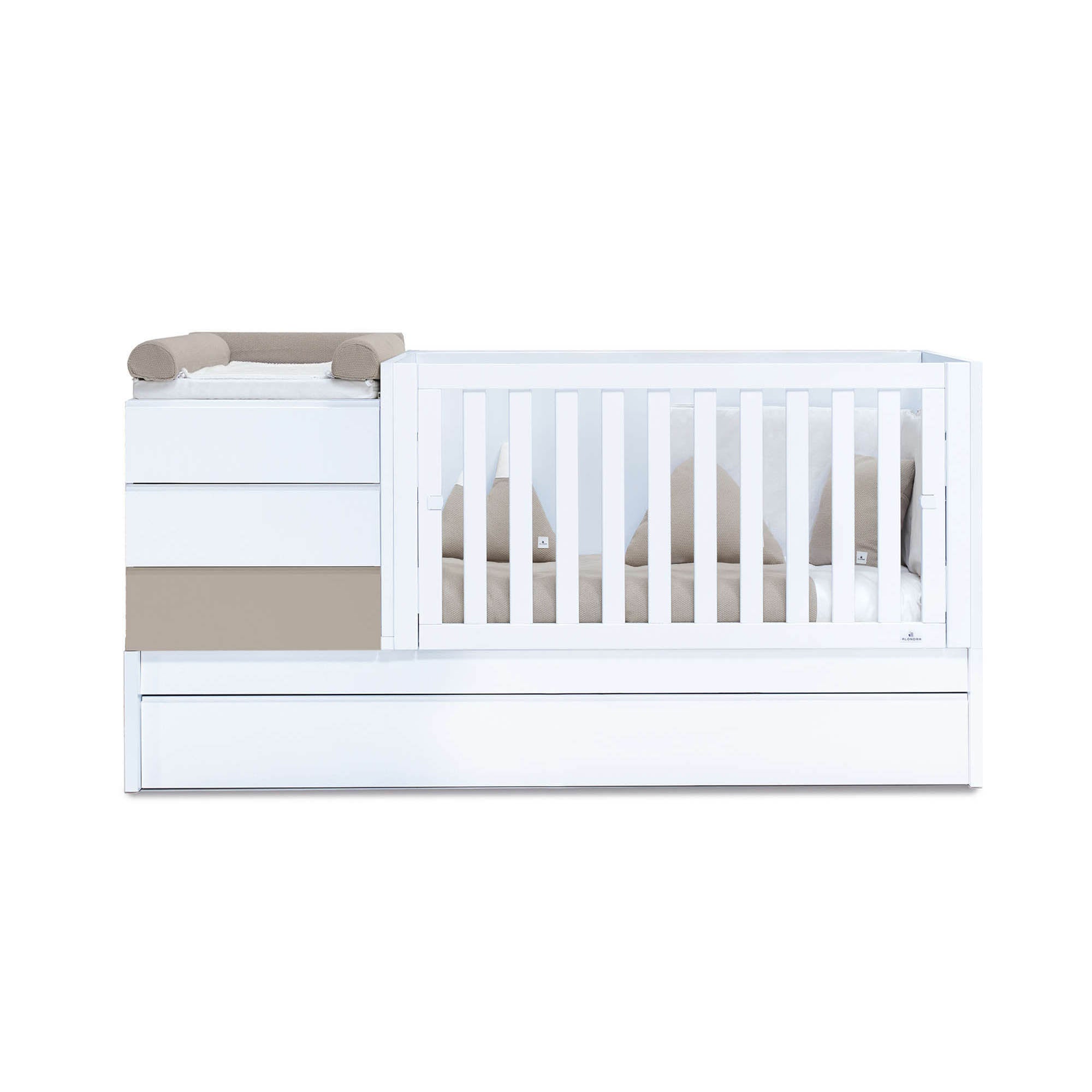 Lettino trasformabile (70x140 cm) beige · Sero Kubo K551-M7753