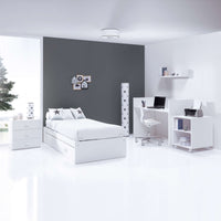 Lettino trasformabile 70x140 cm bianco · Sero Bubble K554