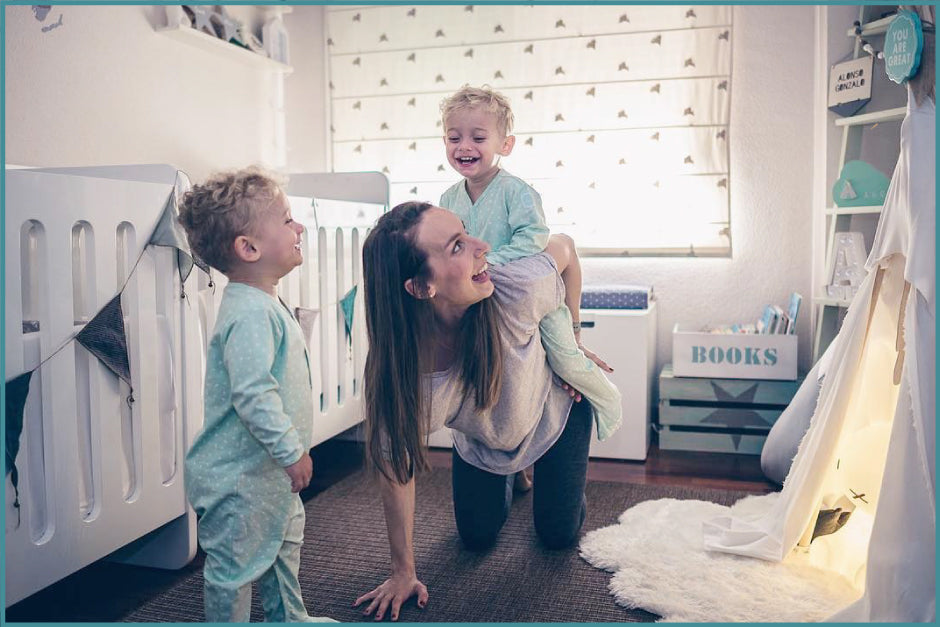 habitaciones para bebés mellizos niño y niña