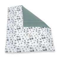 Piumino nordico culla 55x70 cm/60x80 cm (reversibile) foglie eucalipto · Musgo 1304A-118