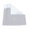 Piumino nordico culla 55x70 cm/60x80 cm (reversibile) grigio · Delphin 1304A-134