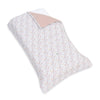 Piumino nordico letto/lettino 70x140 cm foglie rosa · Liberty 626A-132