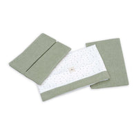 Set lenzuola per lettino/letto 70x140 cm in verde-oliva · Mist 632A-156
