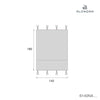 Tendalino letto Montessori Homy (70x140 cm) grigio · Delphin 6140NA-134
