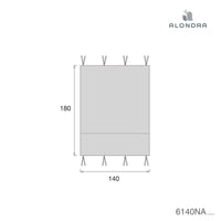 Tendalino letto Montessori Homy (70x140 cm) grigio · Delphin 6140NA-134