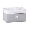 Cesta infantil almacenaje gris acolchada · 618-178 Carezza - Muebles para bebés ALONDRA