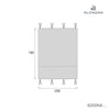 Tendalino letto Montessori Homy XL (90x200 cm) grigio · Delphin 6200NA-134