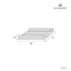 Fodera regolabile fasciatoio 50x80 cm grigio · Delphin 633-134