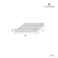 Fodera regolabile fasciatoio 50x80 cm grigio · Delphin 633-134