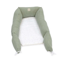 Riduttore per neonato (con cuneo antireflusso) verde-oliva · Mist 666C-156