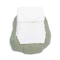 Riduttore per neonato (con cuneo antireflusso) verde-oliva · Mist 666C-156