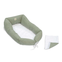 Riduttore per neonato (con cuneo antireflusso) verde-oliva · Mist 666C-156