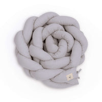 Treccia paracolpi per lettino (230 cm) grigio · 669-134