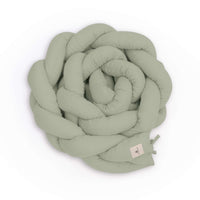 Treccia paracolpi per lettino (230 cm) verde-oliva · 669-156