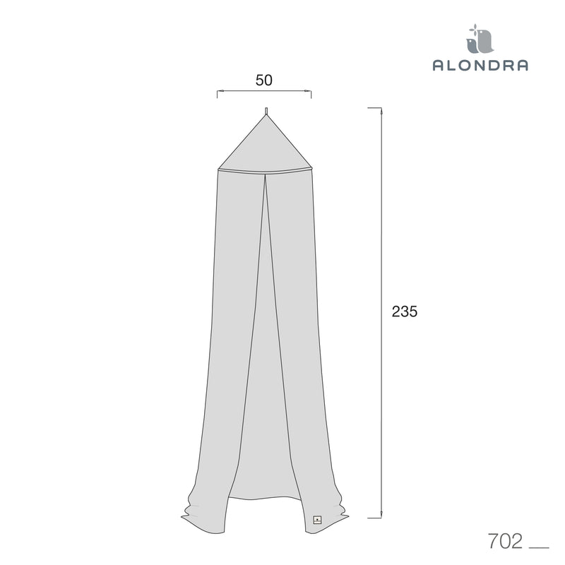 Baldacchino da soffitto per culla/lettino eucalipto · Musgo 702-118