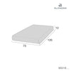 Lenzuolo sotto bianco lettino co-sleping 60x120 · 9S018-B