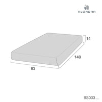 Lenzuolo sotto bianco lettino co-sleping 70x140 cm · 9S033-B